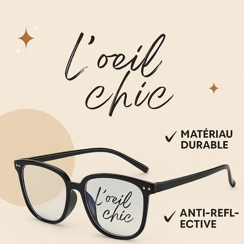 Lunettes anti lumière bleu